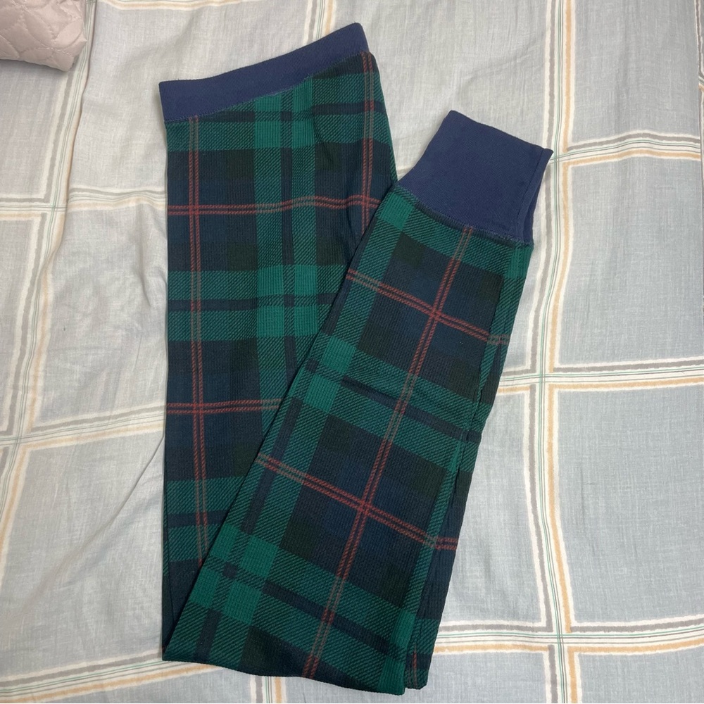 Green Plaid PJ Bottoms